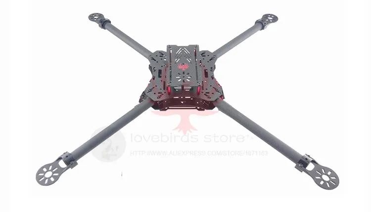 

DIY FPV quadcopter Aerial drone fixed pure carbon fiber frame manual folding landing gear Gimble mounting rod airframe kit