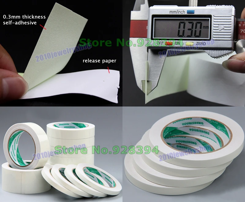 6 мм x 5 м зеленая светящаяся в темная лента фотостюминесцентная самоклеящаяся