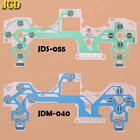 jcd 1pcs replacement buttons ribbon circuit board for ps4 dualshock 4 pro slim controller conductive film keypad flex cable pcb