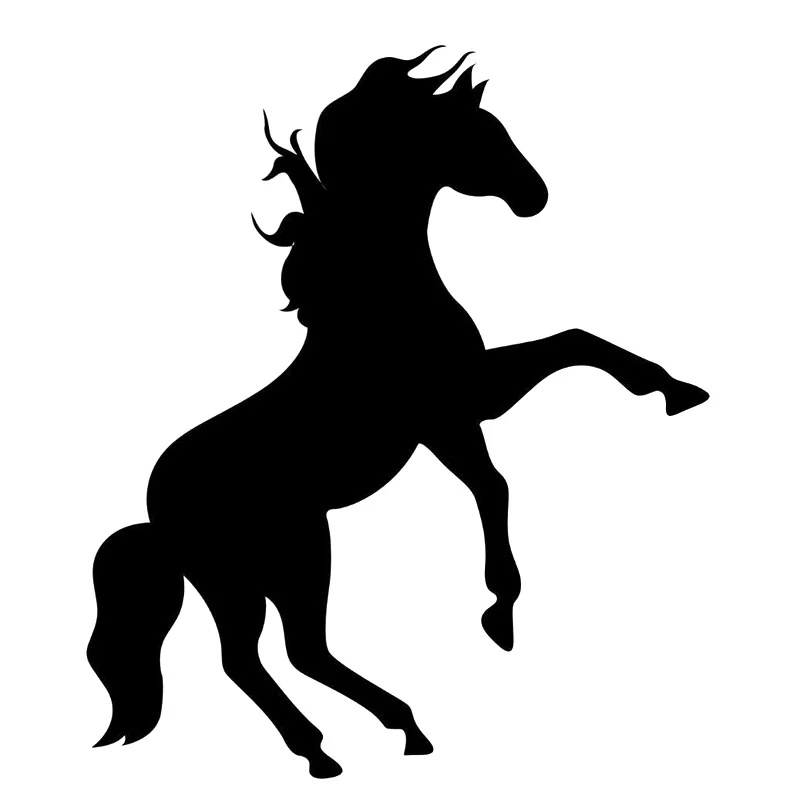 11 8 см * 14 лошадь стоя интересные наклейки для автомобиля мода декоративная
