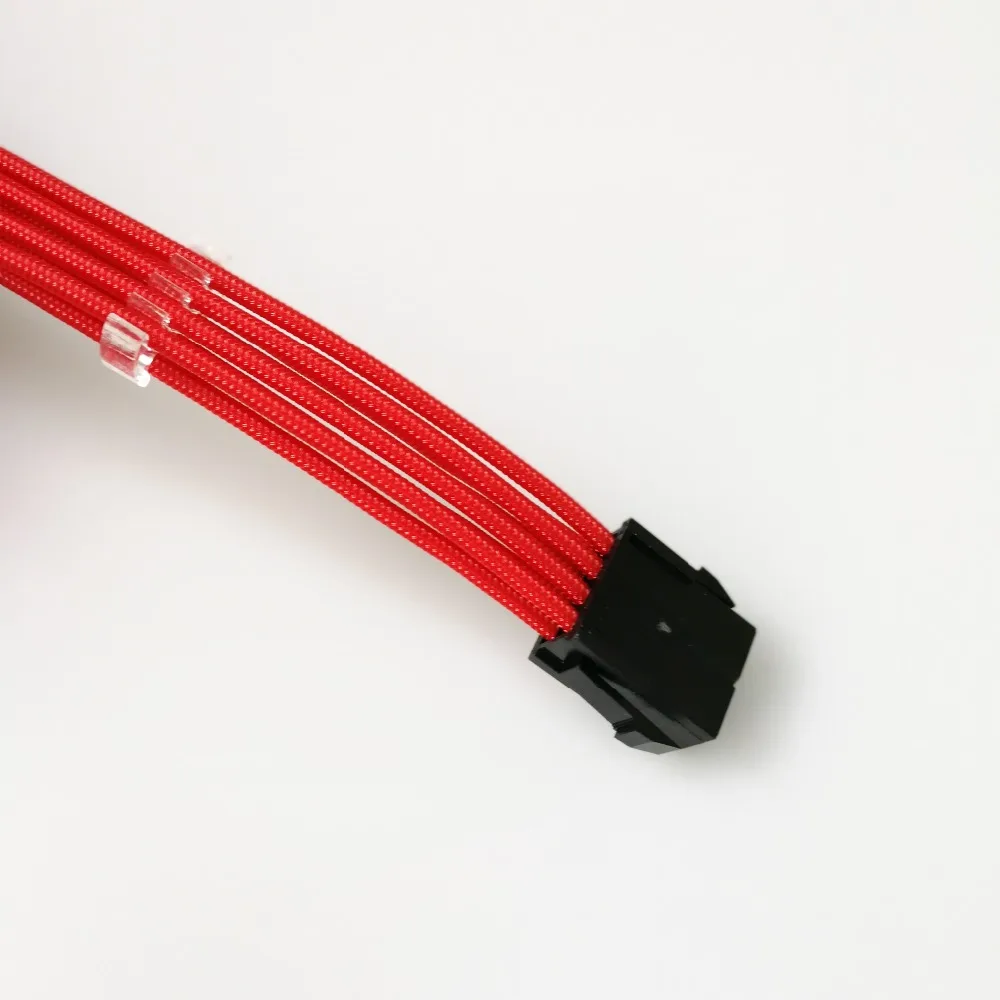PCI 8Pin(6+ 2) Удлинитель для материнской платы GPU Кабель для водяного охлаждения компьютера черный, красный, белый, синий, фиолетовый, желтый, зеленый