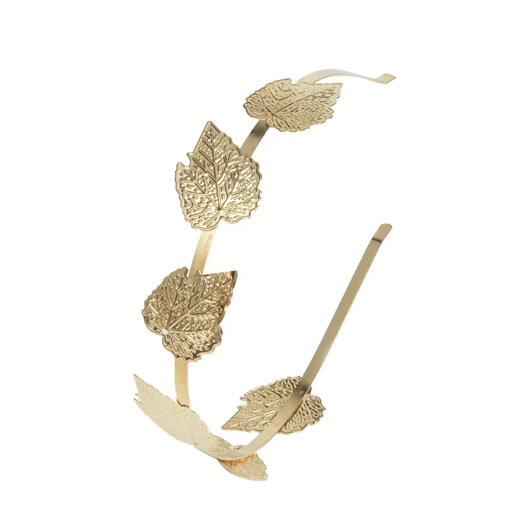 Повязка для волос в стиле барокко с кленовыми листьями|baroque leaves headband|headpiece jewelryfashion