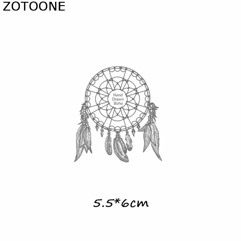 235 ZOTOONE милые Ловцы снов утюжок на передачу патч для одежды тепло на тепловых пластырей плавкие Наклейки Аппликации на одежду E - Цвет: 235