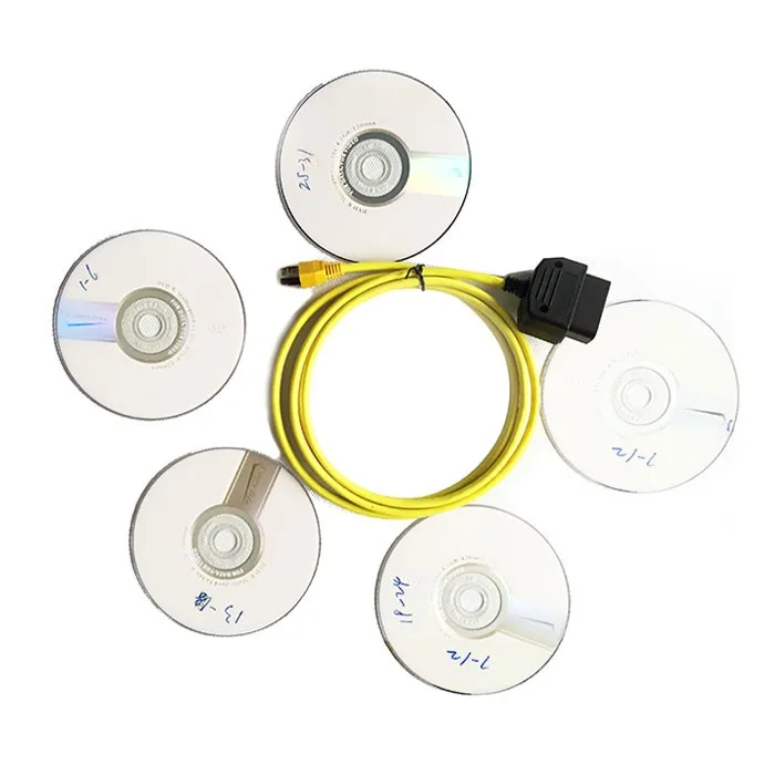 Кабель для передачи данных b mw ENET Ethernet к OBD 2 интерфейса|cable for bmw|obd interfaceobd |