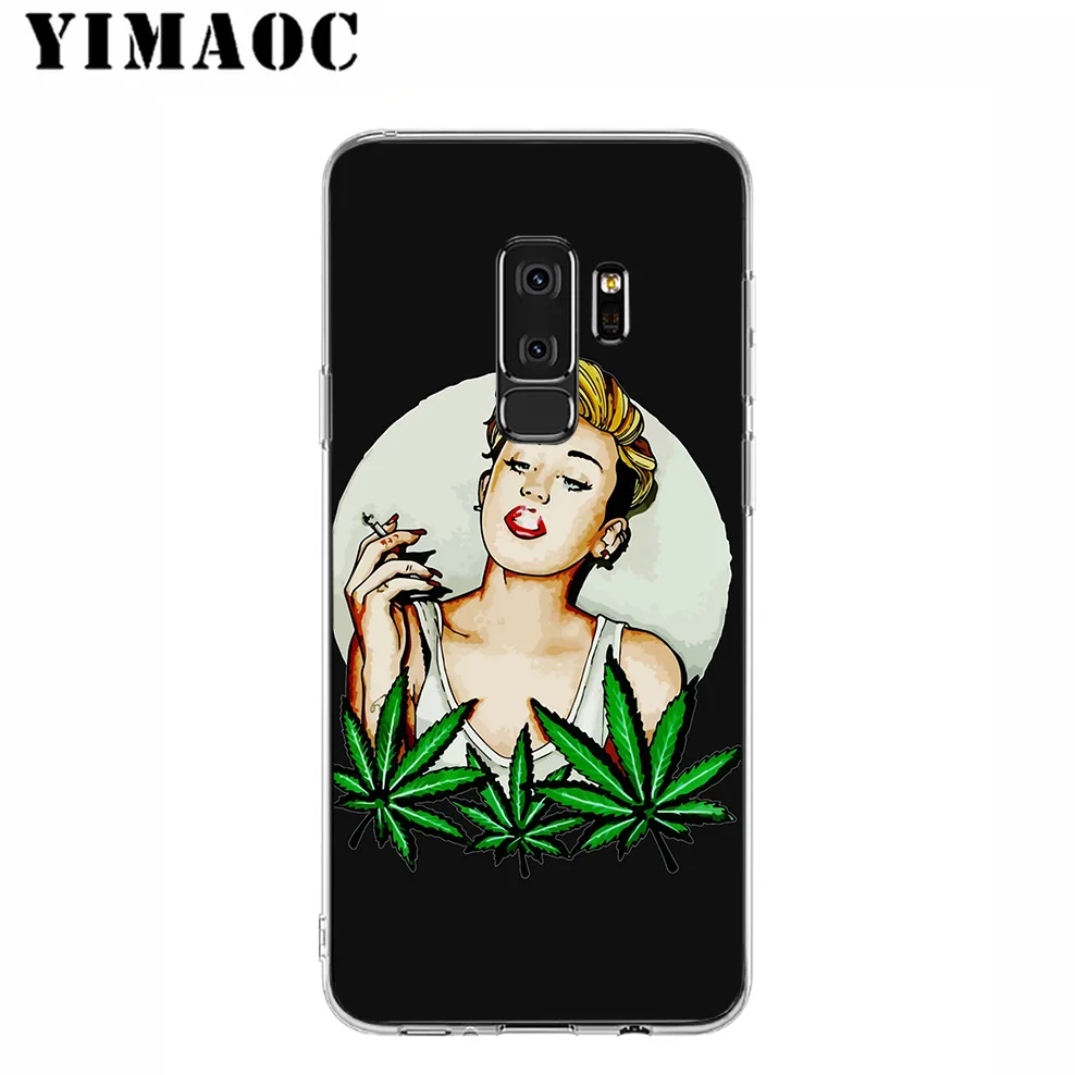 YIMAOC Miley Cyrus Girl Soft Silicone Case for Samsung Galaxy S10 S10E S9 S8 Plus S7 S6 Edge &amp Note 9 8 Cover |
