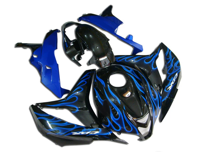 Набор обтекателей мотоцикла для HONDA CBR600RR F5 07 08 CBR 600RR 600 RR 2007 2008 ABS Blue flames black