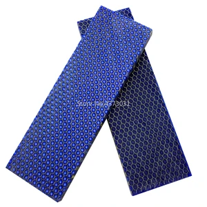 1 шт. Синий C-Tek для рукоятки ножа DIY Материал пластина полимерный материал змеиное зерно сотовый узор ручка для рогатки