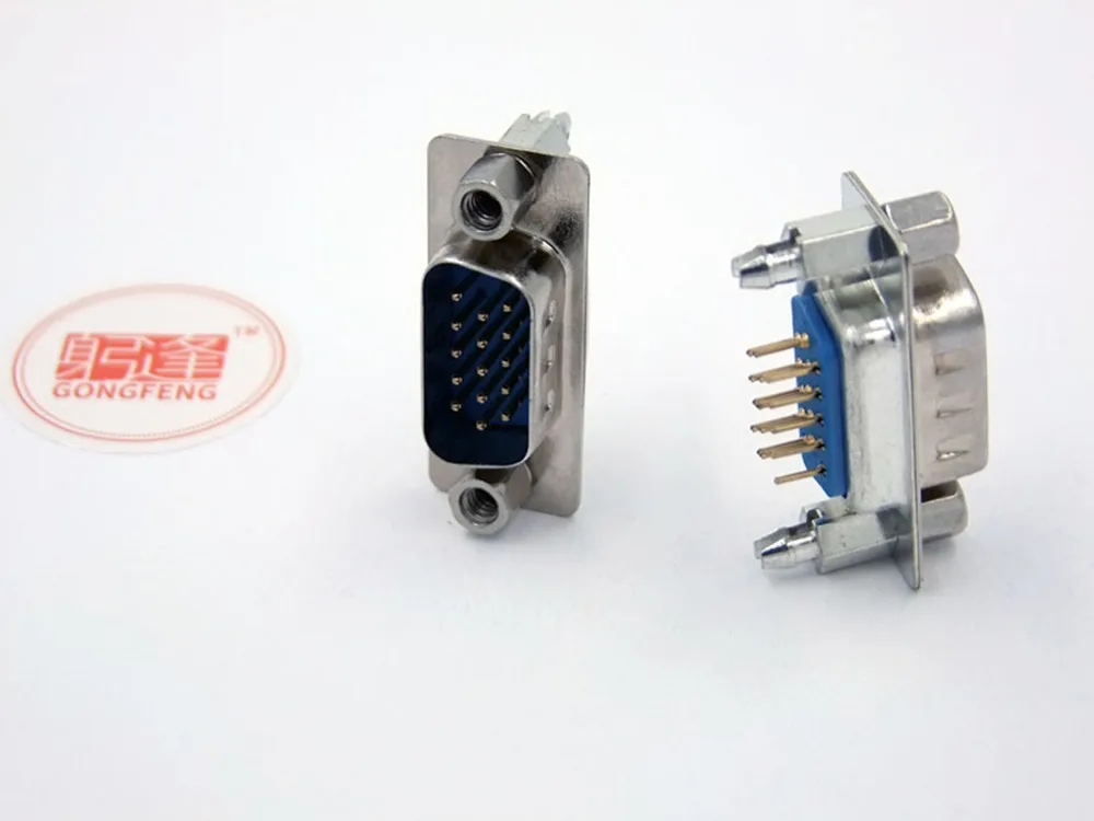 100 шт. Новый DB15/VGA разъем мужской ремень безопасности фиксированные винты