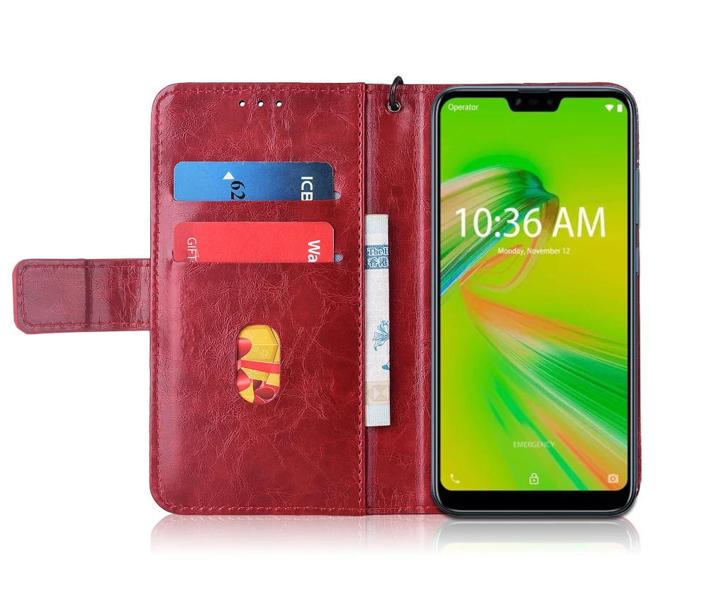 Кожаный чехол-книжка для ASUS ZenFone Max Shot ZB634KL чехлы с цветочным принтом