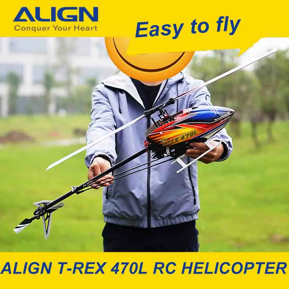 Align T-REX 470LM 470L Доминатор PNP RC Вертолет Комплект Ременный привод почти RTF RH47E06XW RH47E01XW