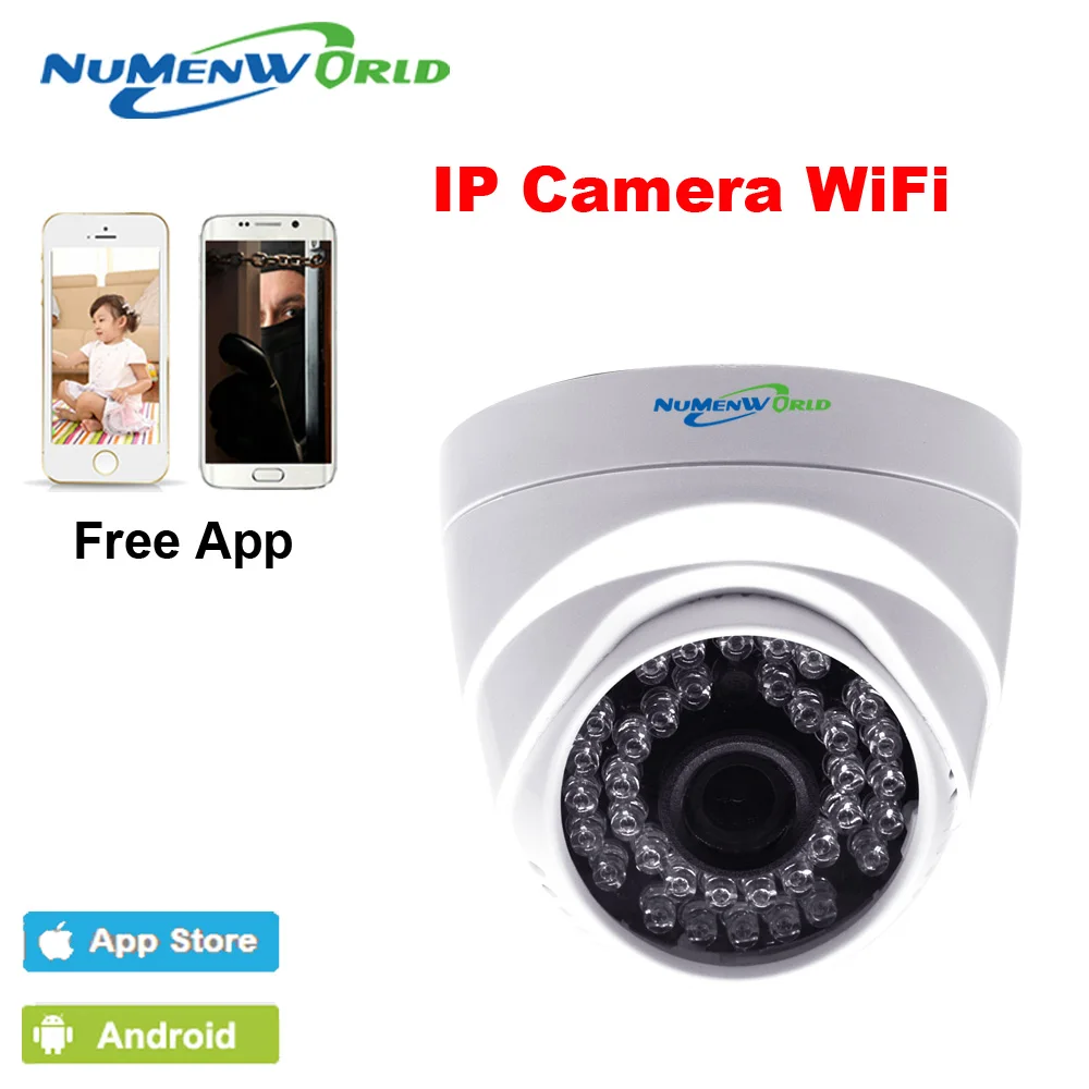 IP камера купольная HD 1080P Wi Fi ночное видение слот для SD карты|Камеры