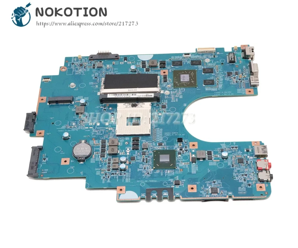NOKOTION для sony Sve17 Sve1711 Материнская плата ноутбука HM76 DDR3 HD7600M графика A1892051A 48.4MR10.021 MBX-267 основная плата