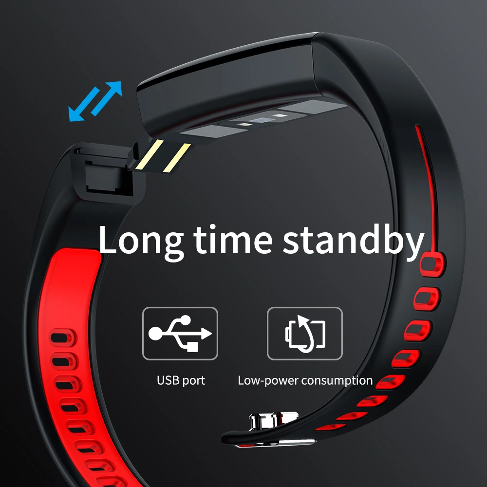 FocuSmart 2019 F02 умный Браслет ЭКГ HR монитор температуры тела кровяное давление
