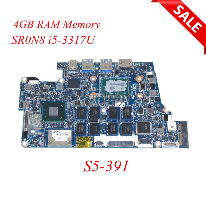 Материнская плата NOKOTION для ноутбука acer aspire S5 391 материнская NB.RYX11.004 NBRYX11004 LA 8481P hm77 4