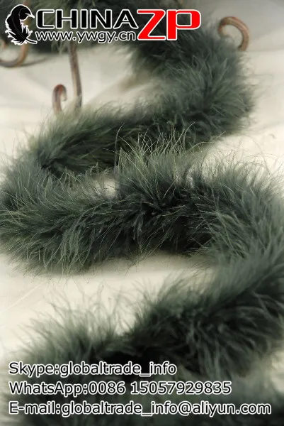 Manufacturer in CHINAZP Factory 20g 20yards/lot Good Quality Dyed Forest Green Turkey Marabou Feather Boa | Дом и сад