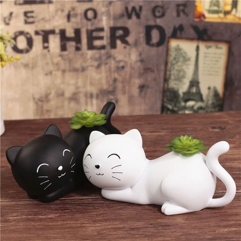 BUF кантри-стиль Lucky Cat Копилка Коробка орнамент Современное украшение для дома
