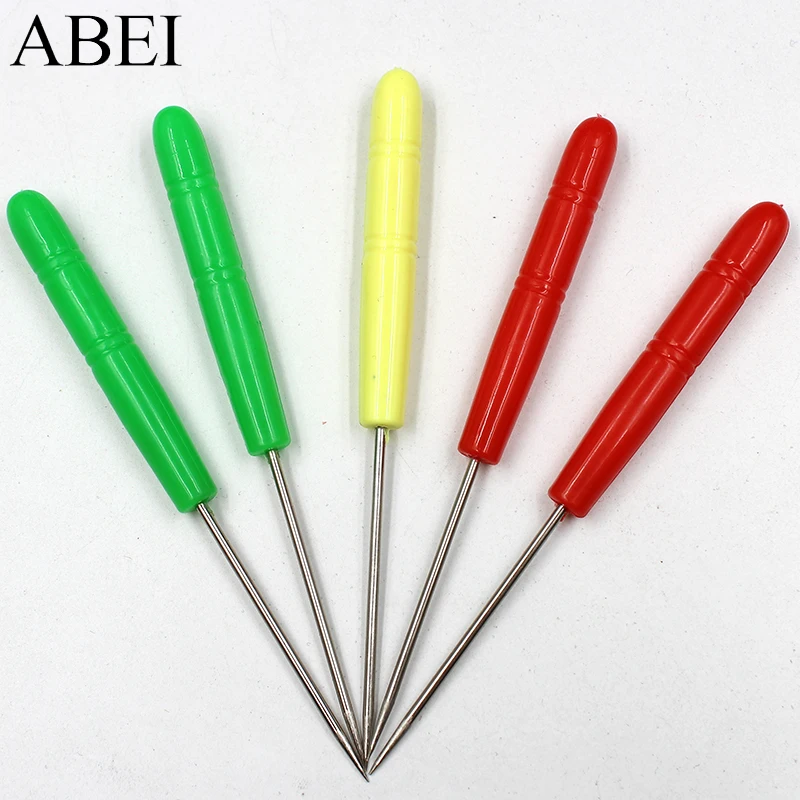 10 шт./лот бумажные инструменты для вязания Awl Quilling пластиковая ручка awl ручная
