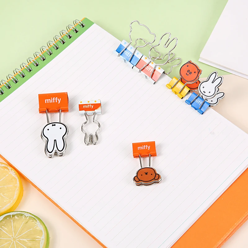 Набор милых мультяшных животных зажим для бумаг изысканный полый офисный