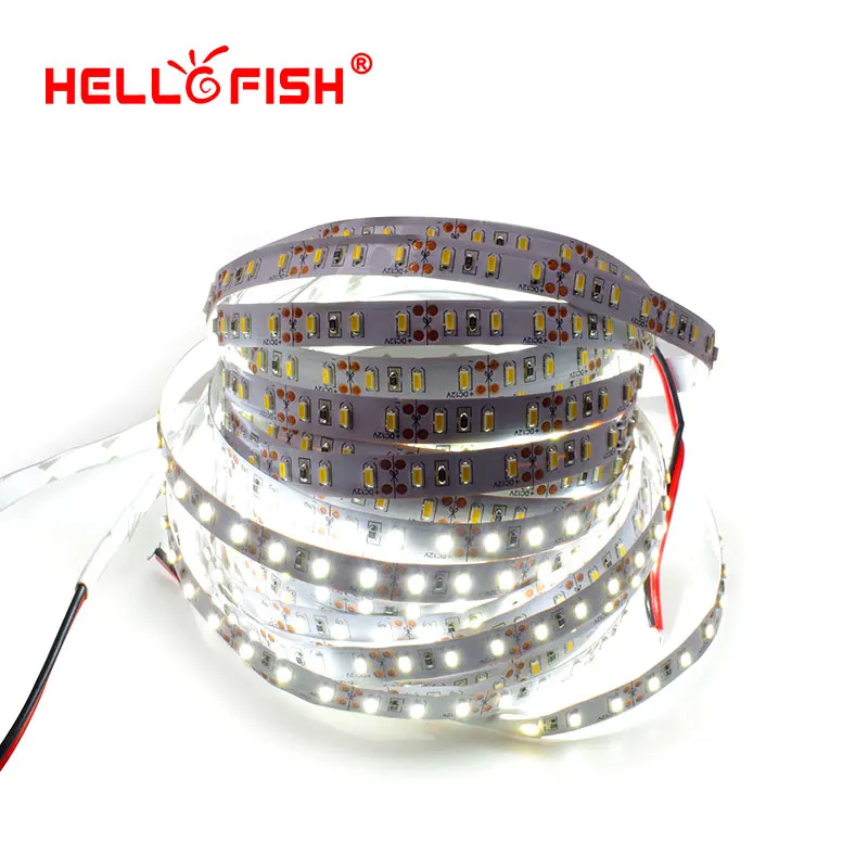 Hello рыбы 5 м 4014 Светодиодные ленты 120 LED/M DC12V гибкая светодиодная лента светильник