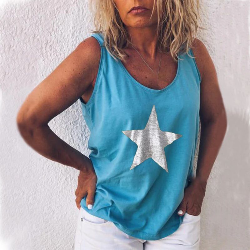 Женские топы Женская майка праздничная летняя блуза с круглым вырезом модная