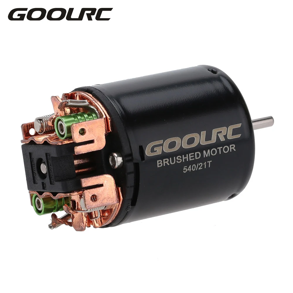 GOOLRC оригинальный 540 21T 4 полюса матовый двигатель для модели автомобиля 1/10 1/12 4WD RC |