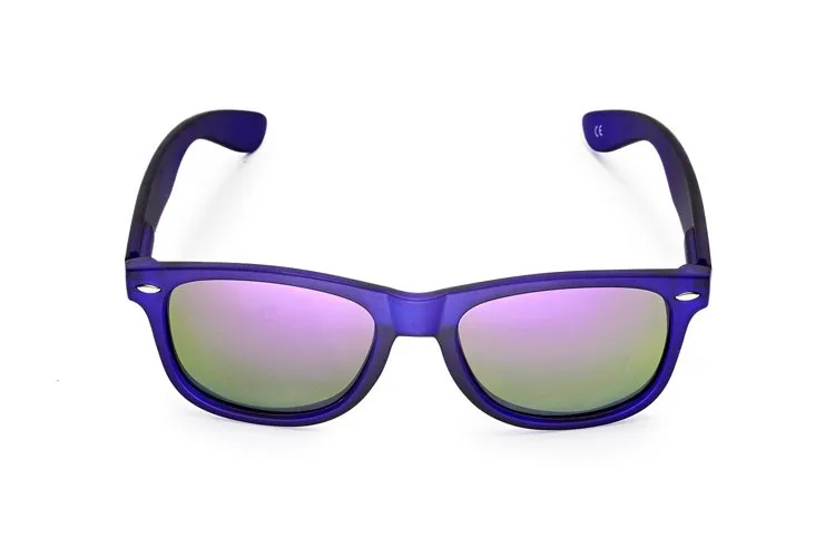 Walleva Кудо квадратный Красочные поляризованные солнцезащитные очки UV400 большой размер прозрачной оправе серии