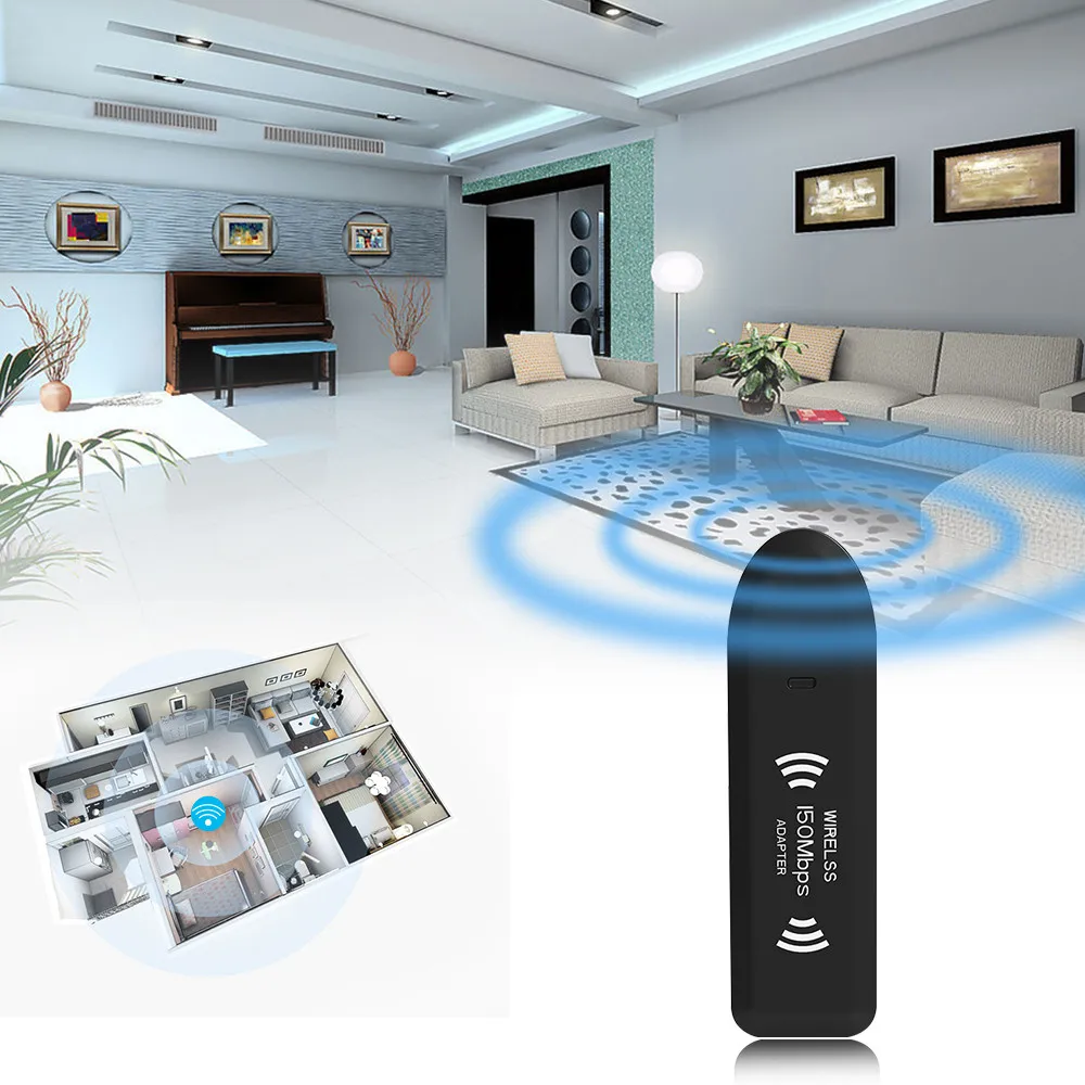 Мини 150 м USB 2,0 WiFi беспроводная сетевая карта Ralink RT3070 150 Мбит/с wi-fi Wlan 802,11 n/g/b адаптер со светодиодный индикатор светильник