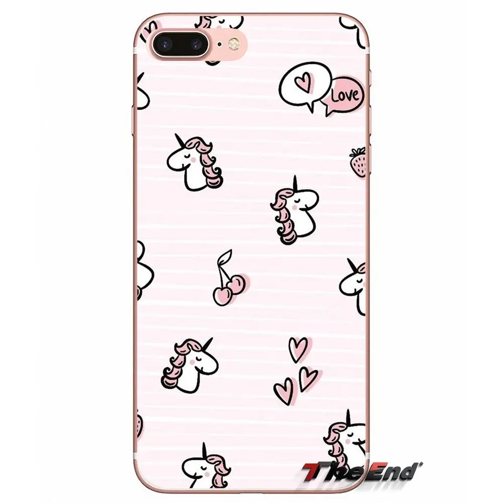 Cell Phone Bag Case Cute Unicorn Patterned For iPhone X 4 4S 5 5S 5C SE 6 6S 7 8 Plus Samsung Galaxy J1 J3 J5 J7 A3 A5 2016 2017 | Мобильные