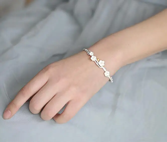 2019 модные креативные ювелирные изделия из сплава изысканный цветок вишни ветви