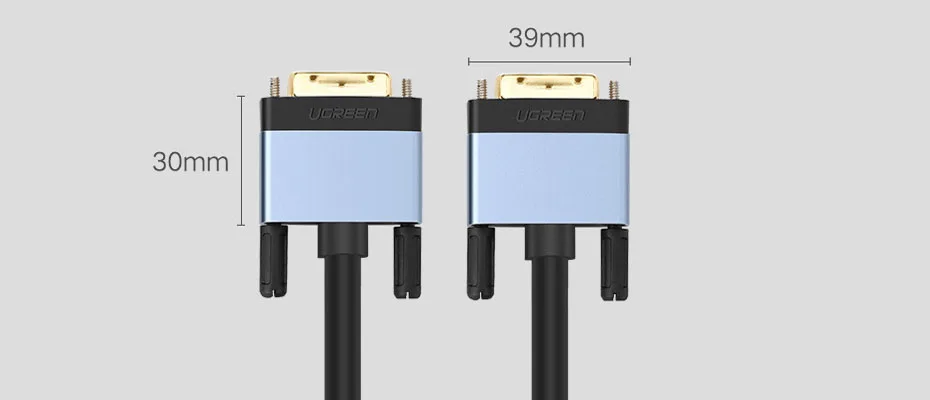 Ugreen DVI кабель DVI-D папа-папа видео кабель 2 к DVI D 24+ 1 двойной адаптер 1 м 2 м 5 м 10 м 15 м для HDTV проектора Кабо DVI-D