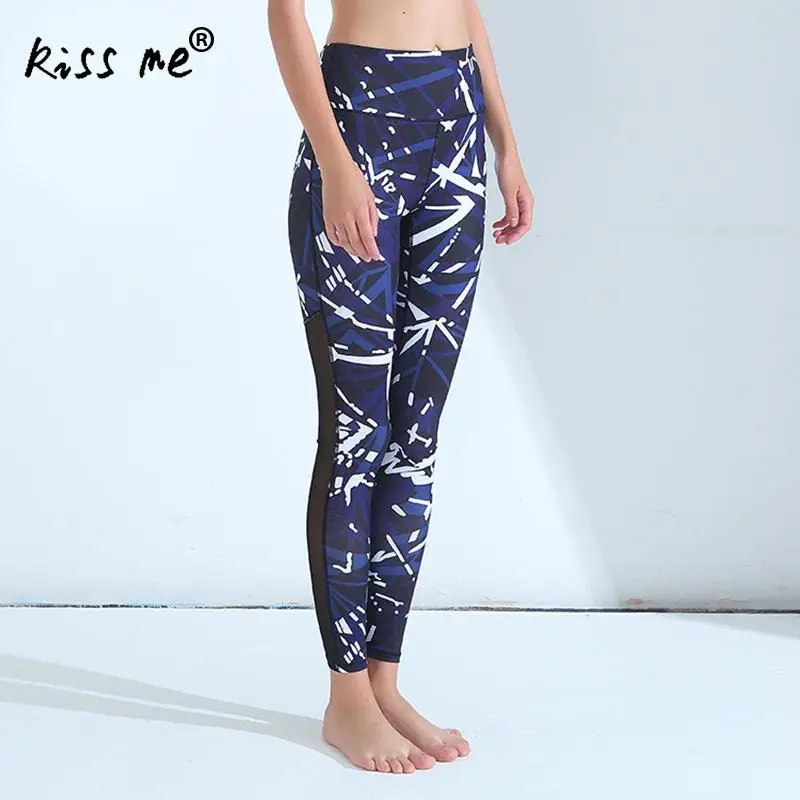 High Waist Thin Training Pants GYM Legging Sport Women Fitness Running Trousers Lady Ventilation Elasticity Skinny Yoga | Спорт и