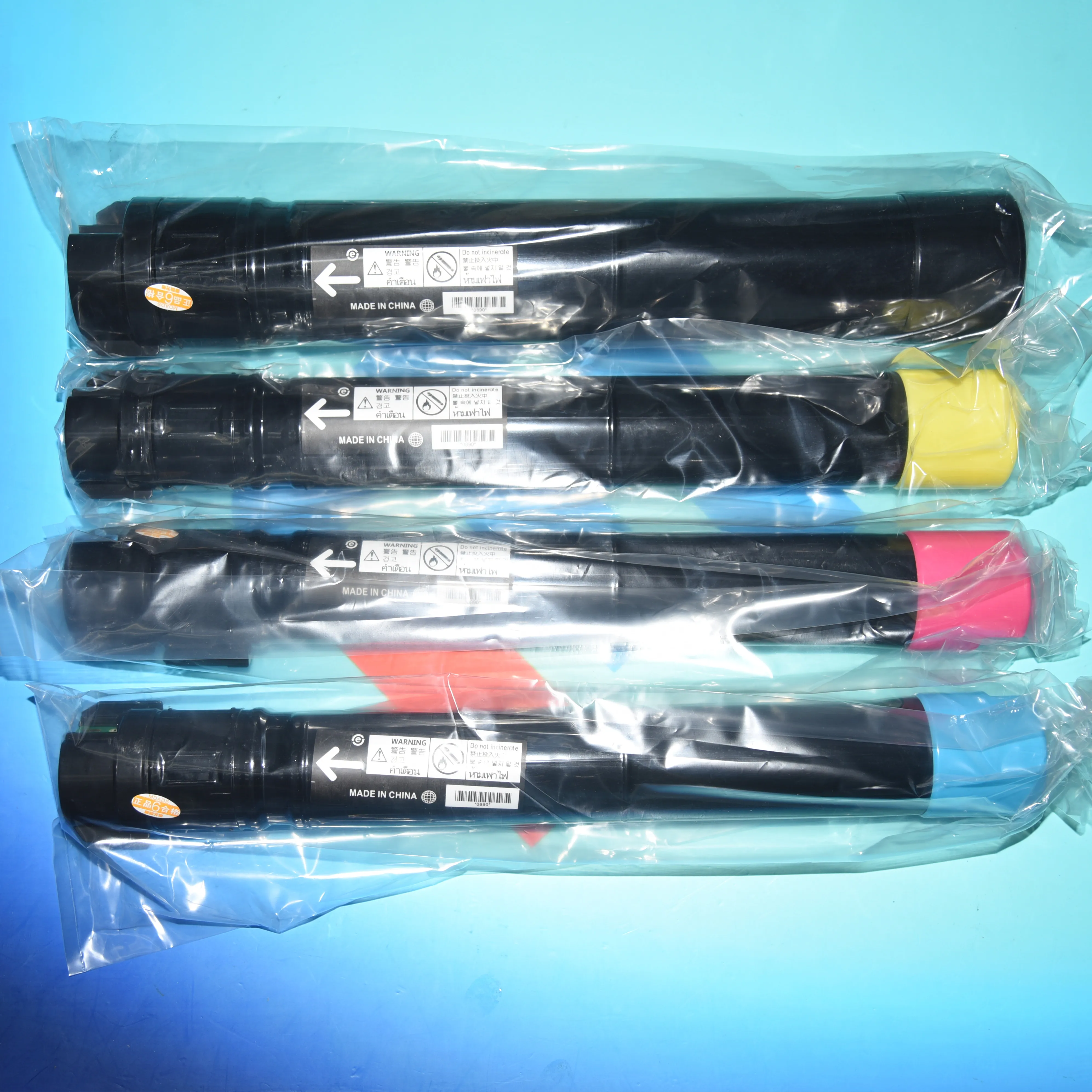 4pcs / lot KCMY  compatible toner cartridge for Xerox WorkCentre 7525 7530 7535 7545 7556 7830 7835 7855 7970