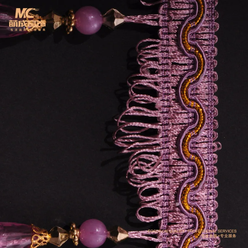 [Meng] D into large droplets / lace curtains crystal beads pendant curtain accessories wholesale 12 m | Тематическая одежда и