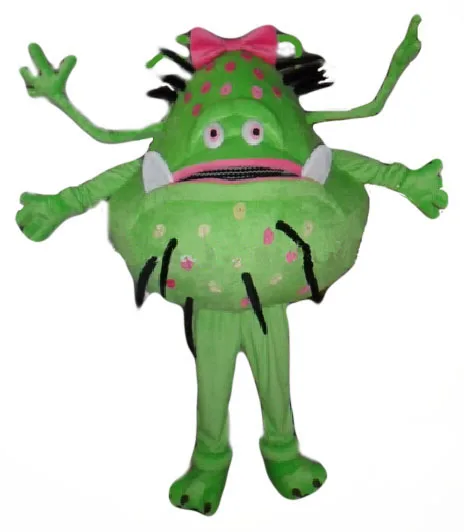 Зеленые Мультяшные бактериальные зародыши костюм инопланетянина здоровье тема