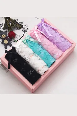 NA44-5Pcs 5 шт./лот, прозрачные трусики, L-XL, одноцветные женские трусы, сексуальные кружевные красивые трусы, Бесшовные женские трусики для девочек, без подарочной коробки - Цвет: NA44-5Pcs