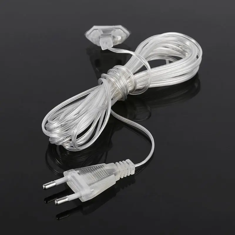 5m Power Extension Cable Extender Wire For LED String Light Christmas Lights EU Plug | Лампы и освещение