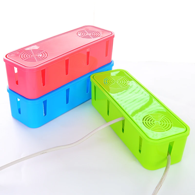 XUNZHE домашний офисный ящик для хранения пластиковых проводов органайзер кабеля