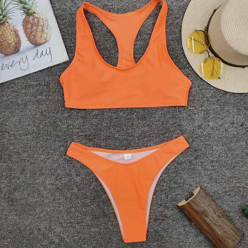 Для женщин купальники с низкой талией сексуальные бразильские бикини комплект