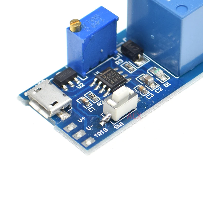 5 в-30 в Micro USB регулируемое реле задержки питания с управлением таймером |
