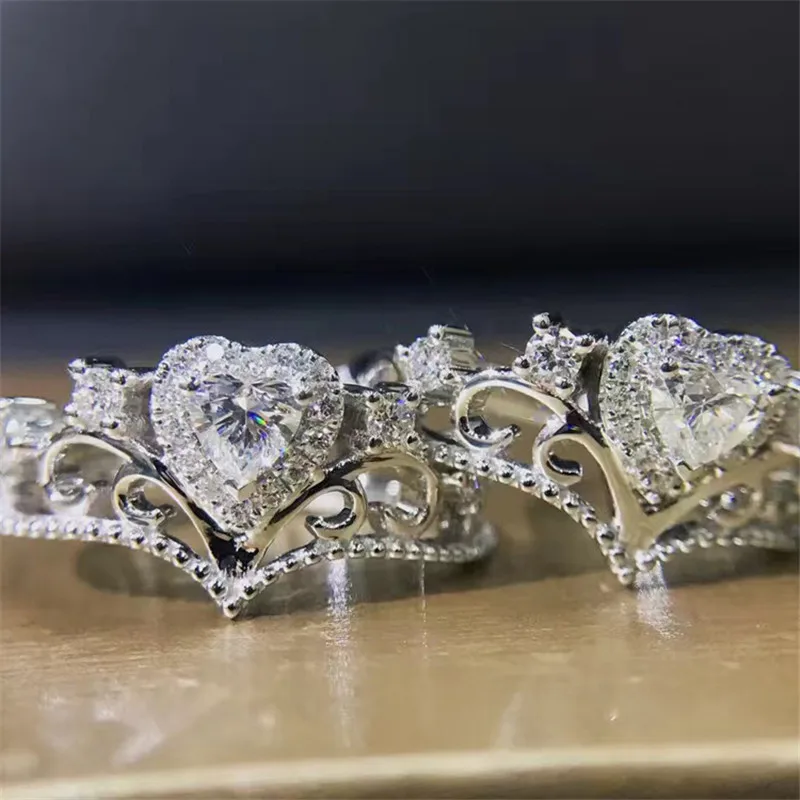 Женское винтажное обручальное кольцо LASAMERO 18 К белое золото 0.23CT