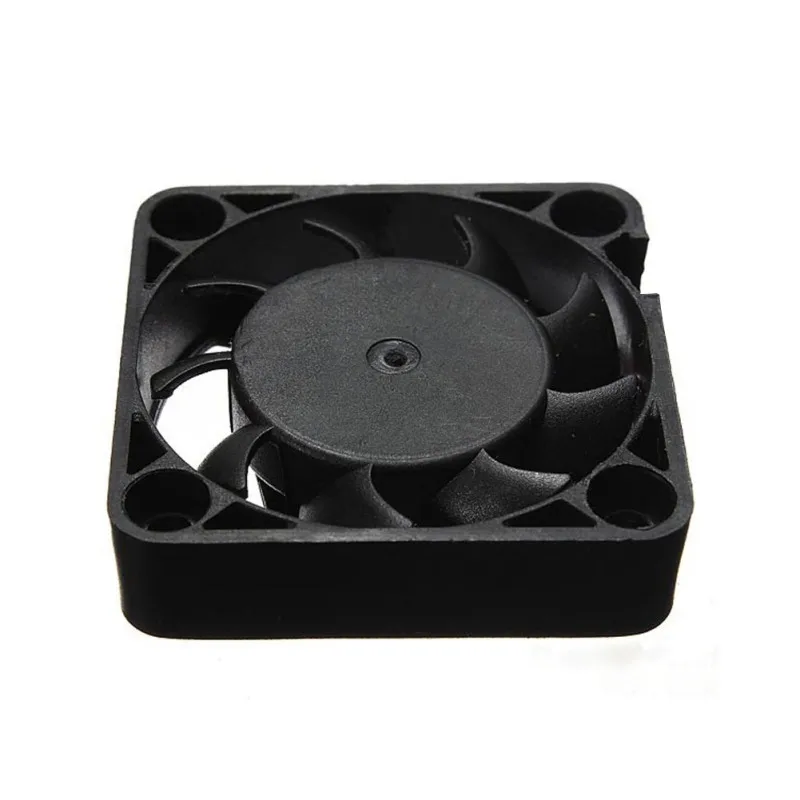 Мини 12V 2 Pin 40 мм компьютерный кулер маленький охлаждающий вентилятор PC черный F