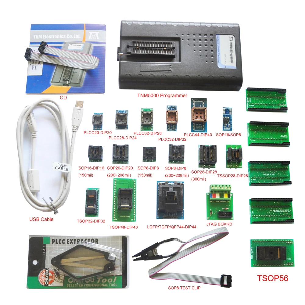 EMMC Nand Flash TNM-BGA169-01+ VGA/HDMI на ISP адаптер+ плата Jtag, TNM5000 Поддержка всех emmc с помощью автоматического обнаружения, программы ТВ или монитора