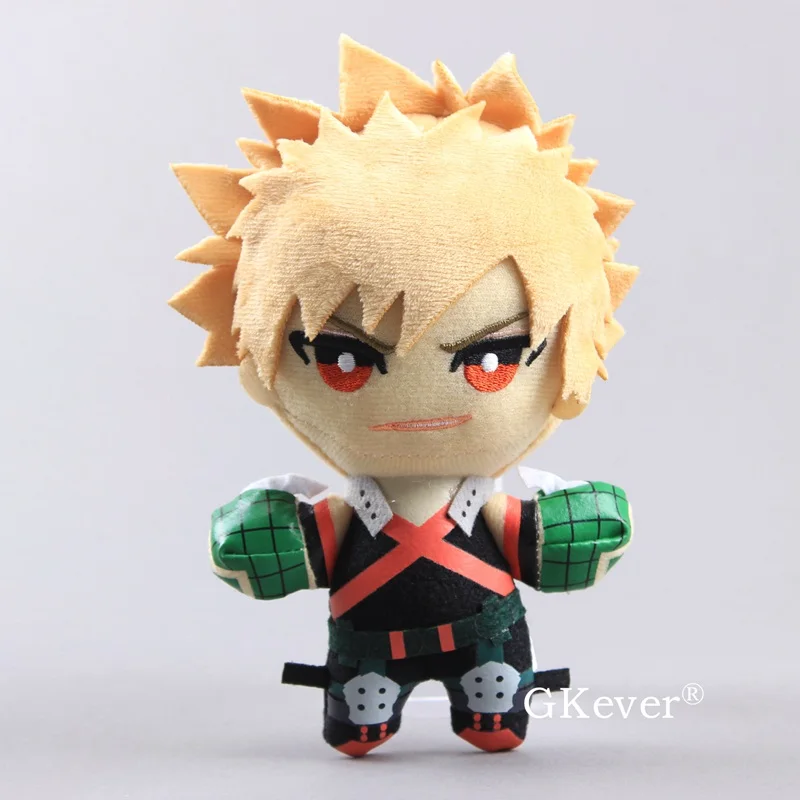 Мой герой талисман плюшевый брелок Bakugou подвеска katsuki с цепочкой для ключей Todoroki шото " 15 см Midoriya мини мягкие куклы