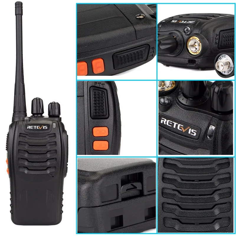 1 Walkie Talkie Retevis H-777 3 Вт 16CH UHF частота портативная cb радиостанция 2 Way Ham Радио H777 Walk Talk Set