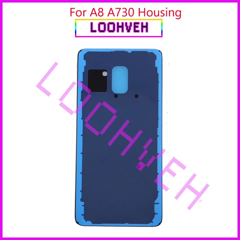Новинка для samsung Galaxy A8 A8 Plus A530 A530F A730 A730F задняя крышка Крышка батарейного отсека Корпус чехол запчасти