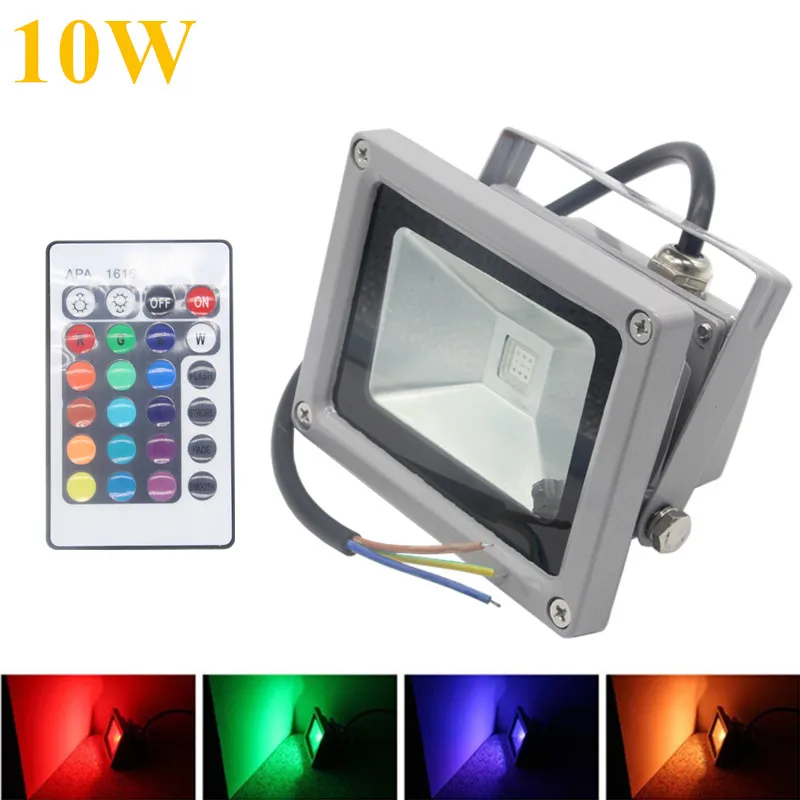 IP65 RGB прожектор светодио дный наружное уличное освещение Spotlight 10 Вт AC85 265V Refletor