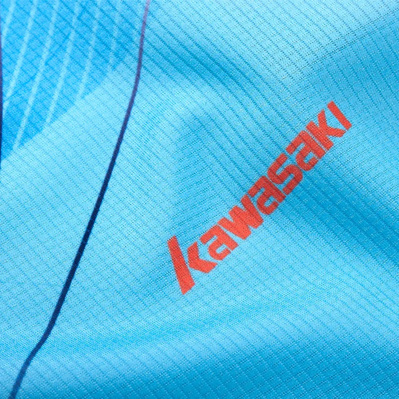 Kawasaki Спортивная одежда для бадминтона спортивная мужская рубашка с v-образным вырезом дышащие спортивные шорты красные теннисные рубашки для мужчин полиэстер ST-T1016