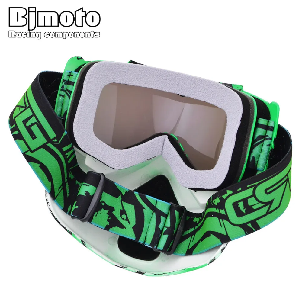 Bjmoto Прямая поставка 14 цветов доступный мотоциклетный съемный шлем очки