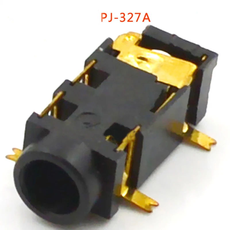 100 шт. разъем для наушников 3 5 мм 5P|3.5 female female|headphone jack connectoraudio plug |