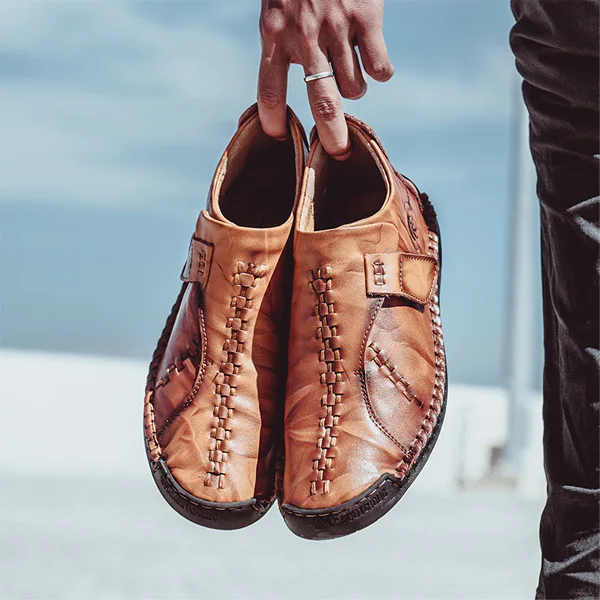 Light Brown shoes ZFTL/Новинка; мужская повседневная обувь; мужская деловая обувь ручной работы из натуральной кожи для отдыха; Мужская обувь для вождения из мягкой кожи; большие размеры 38-46; 024 - Цвет: Light Brown shoes